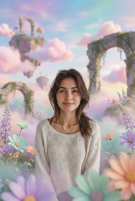 Whimsical Smoke Landscape